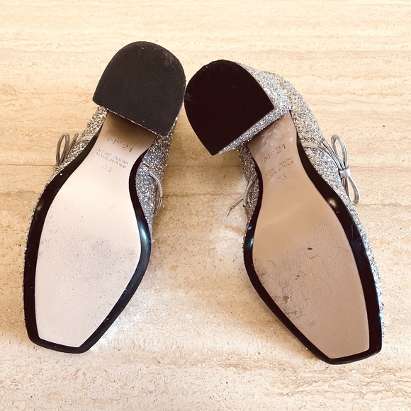 No 21 Designer Glitter Mary Jane Pumps - Picture 14 of 14